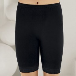Spitzen Ribana Leggings - Schwarz