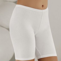 Women's Lycra Short Leggings - White